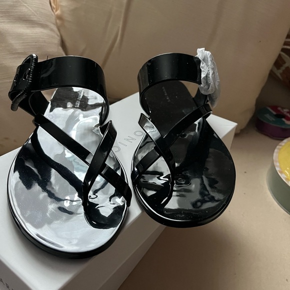 Veronica Beard size 9 sandals black - Picture 1 of 6